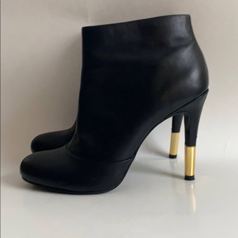Anthropologie Seychelles Black Heel Boots Size 9